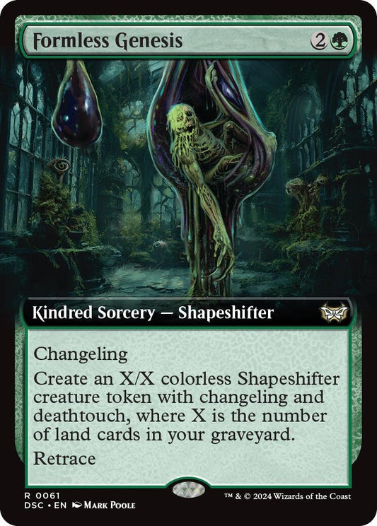 Image for Formless Genesis (Extended Art) (61) (Commander: Duskmourn: House of Horror) - Magic: The Gathering