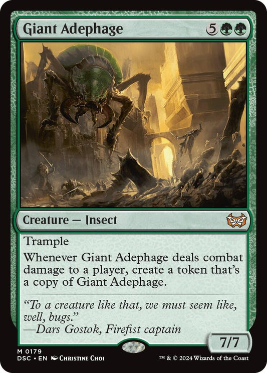 Image for Giant Adephage (179) (Commander: Duskmourn: House of Horror) - Magic: The Gathering