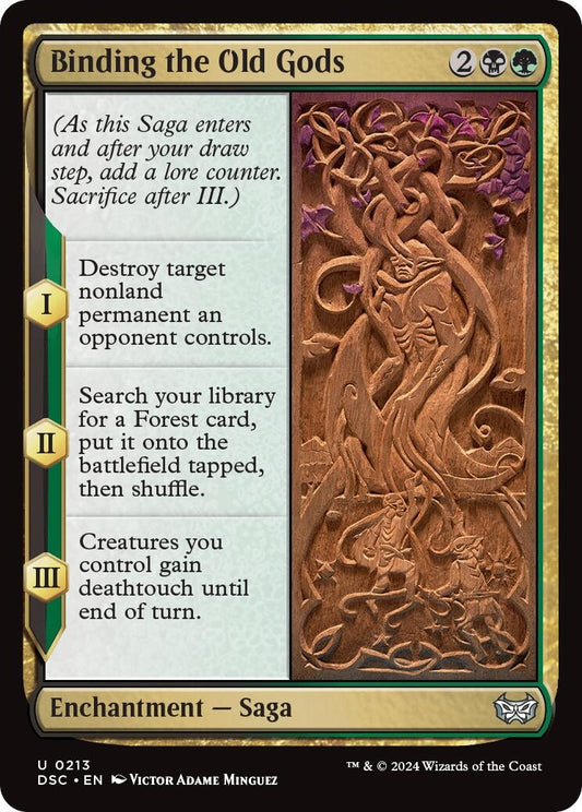 Image for Binding the Old Gods (213) (Commander: Duskmourn: House of Horror) - Magic: The Gathering