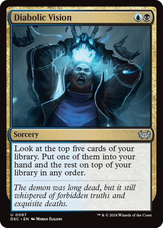 Image for Diabolic Vision (87) (Commander: Duskmourn: House of Horror) - Magic: The Gathering