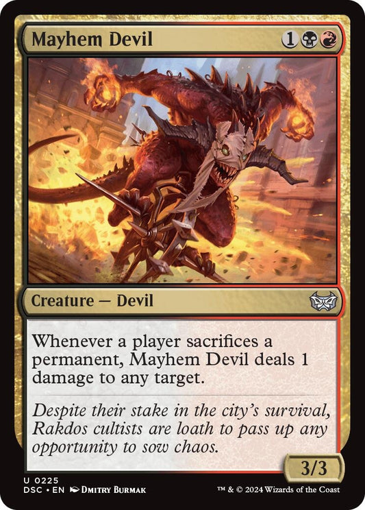 Image for Mayhem Devil (225) (Commander: Duskmourn: House of Horror) - Magic: The Gathering