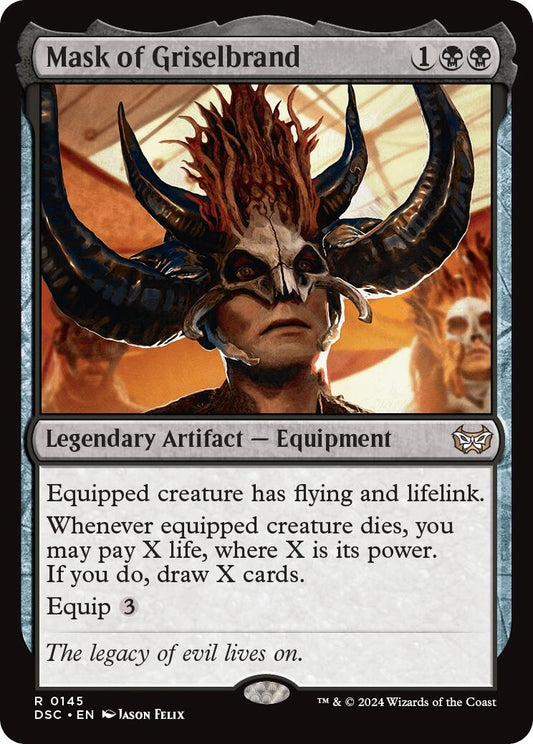 Image for Mask of Griselbrand (145) (Commander: Duskmourn: House of Horror) - Magic: The Gathering