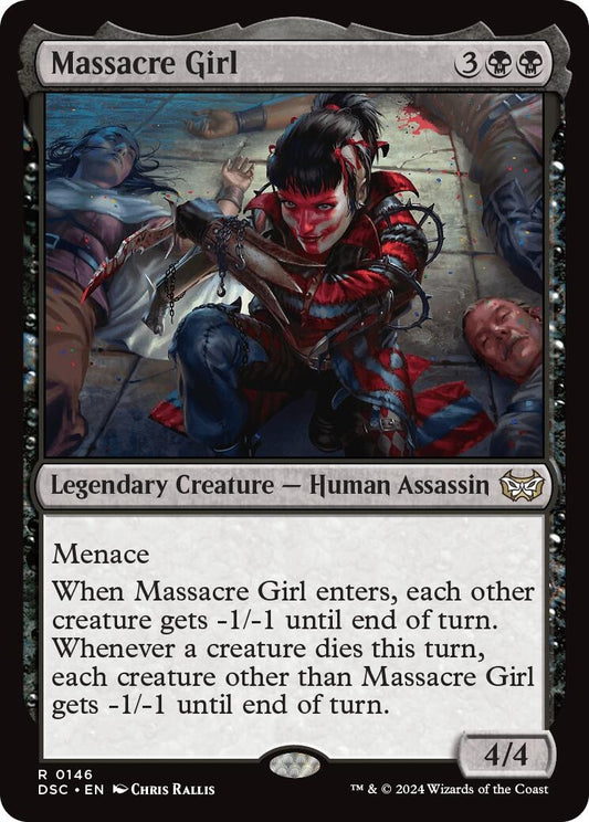 Image for Massacre Girl (146) (Commander: Duskmourn: House of Horror) - Magic: The Gathering