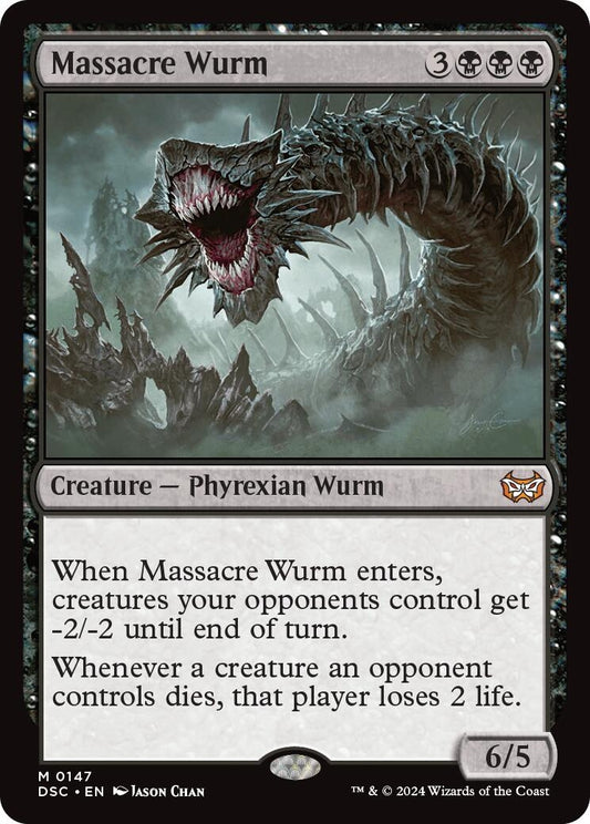 Image for Massacre Wurm (147) (Commander: Duskmourn: House of Horror) - Magic: The Gathering