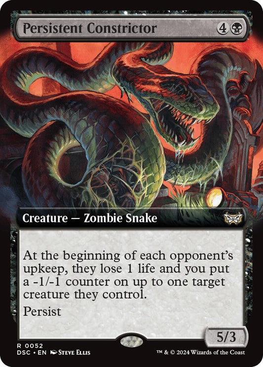 Image for Persistent Constrictor (Extended Art) (52) (Commander: Duskmourn: House of Horror) - Magic: The Gathering