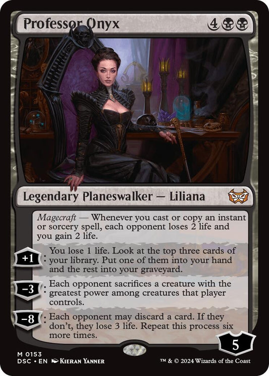 Image for Professor Onyx (153) (Commander: Duskmourn: House of Horror) - Magic: The Gathering