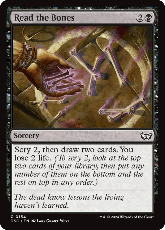 Image for Read the Bones (154) (Commander: Duskmourn: House of Horror) - Magic: The Gathering