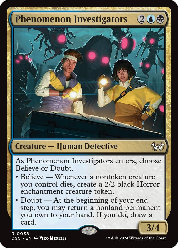 Image for Phenomenon Investigators (38) (Commander: Duskmourn: House of Horror) - Magic: The Gathering