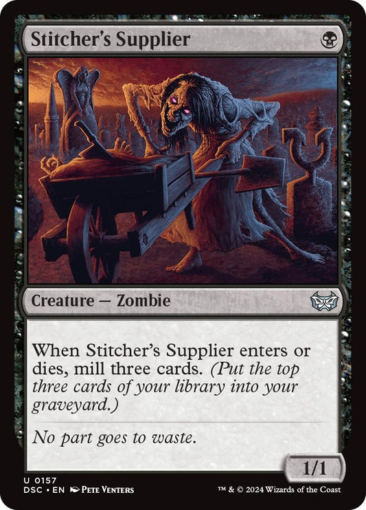 Image for Stitcher's Supplier (157) (Commander: Duskmourn: House of Horror) - Magic: The Gathering
