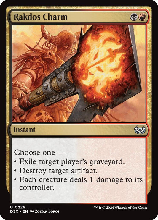 Image for Rakdos Charm (229) (Commander: Duskmourn: House of Horror) - Magic: The Gathering