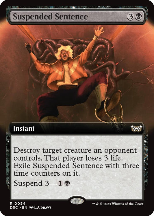 Image for Suspended Sentence (Extended Art) (54) (Commander: Duskmourn: House of Horror) - Magic: The Gathering