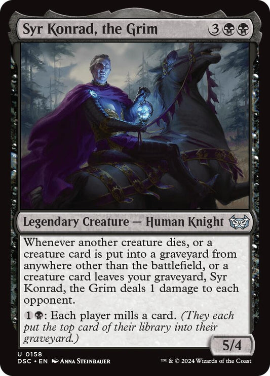Image for Syr Konrad, the Grim (158) (Commander: Duskmourn: House of Horror) - Magic: The Gathering