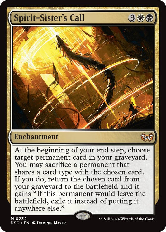 Image for Spirit-Sister's Call (232) (Commander: Duskmourn: House of Horror) - Magic: The Gathering