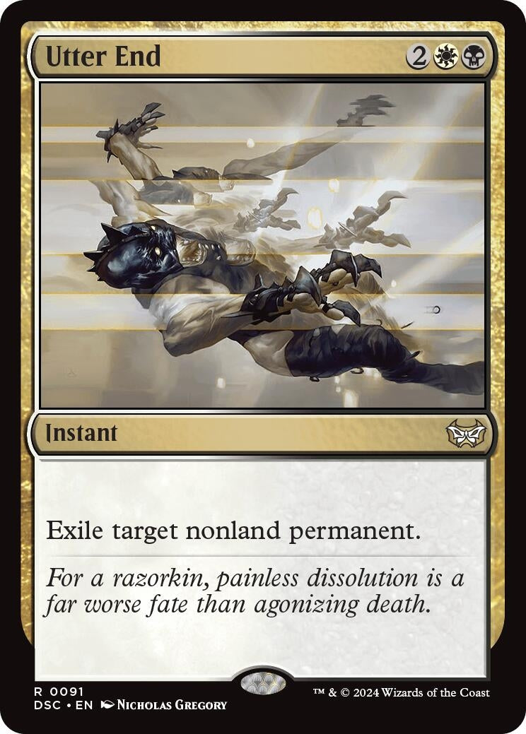 Image for Utter End (91) (Commander: Duskmourn: House of Horror) - Magic: The Gathering