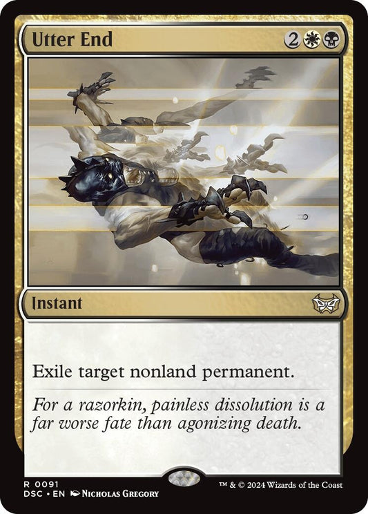 Image for Utter End (91) (Commander: Duskmourn: House of Horror) - Magic: The Gathering
