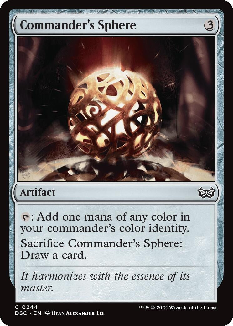 Image for Commander's Sphere (244) (Commander: Duskmourn: House of Horror) - Magic: The Gathering