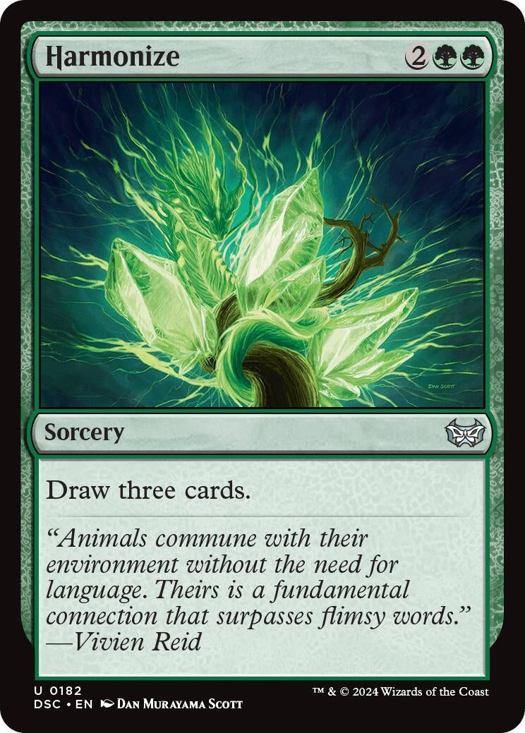 Image for Harmonize (182) (Commander: Duskmourn: House of Horror) - Magic: The Gathering