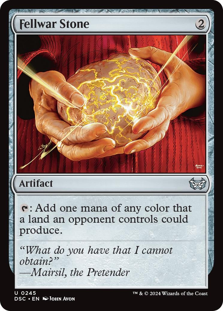 Image for Fellwar Stone (245) (Commander: Duskmourn: House of Horror) - Magic: The Gathering