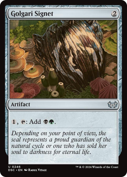 Image for Golgari Signet (246) (Commander: Duskmourn: House of Horror) - Magic: The Gathering