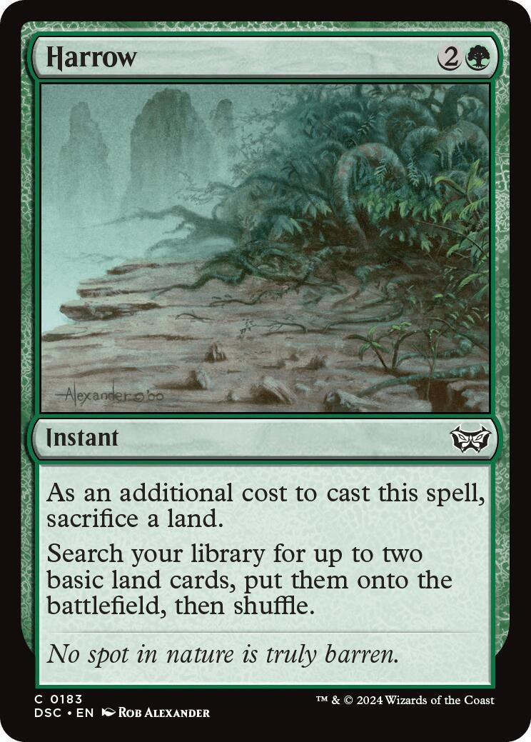 Image for Harrow (183) (Commander: Duskmourn: House of Horror) - Magic: The Gathering