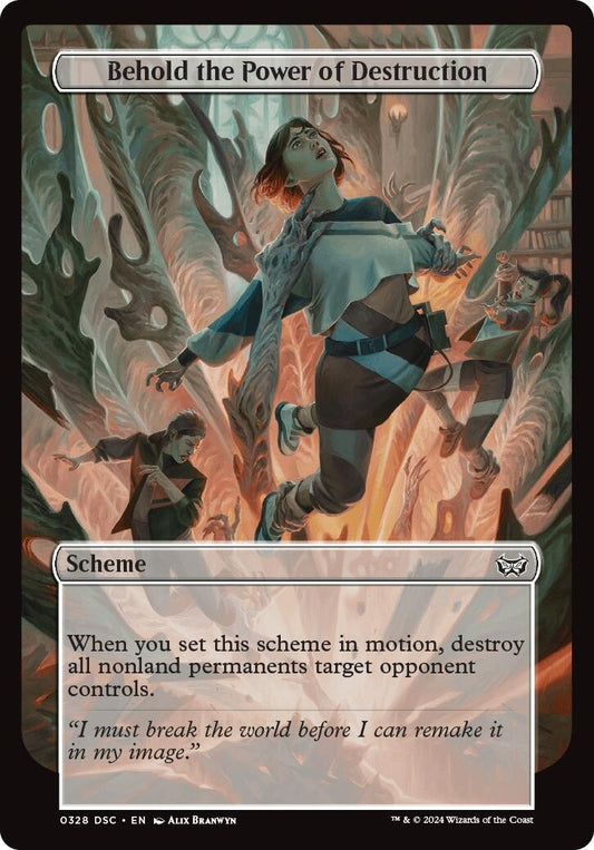Image for Behold the Power of Destruction (Full Art) (328) (Archenemy: Duskmourn) - Magic: The Gathering