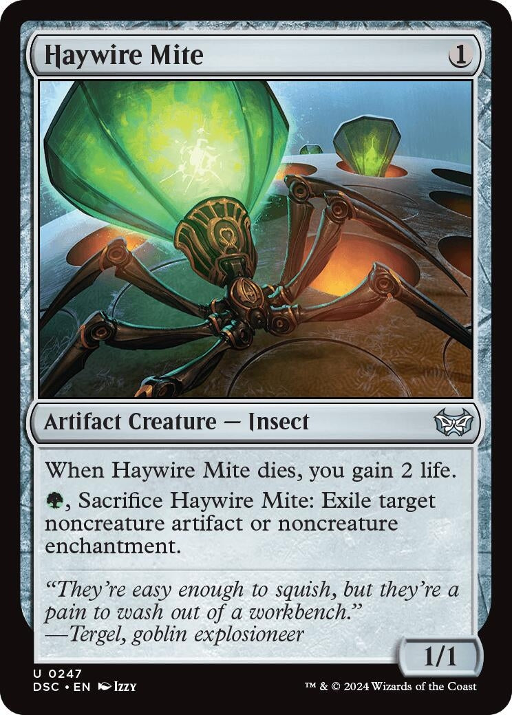 Image for Haywire Mite (247) (Commander: Duskmourn: House of Horror) - Magic: The Gathering