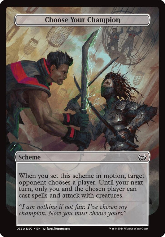 Image for Choose Your Champion (Full Art) (330) (Archenemy: Duskmourn) - Magic: The Gathering