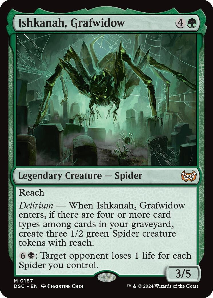 Image for Ishkanah, Grafwidow (187) (Commander: Duskmourn: House of Horror) - Magic: The Gathering