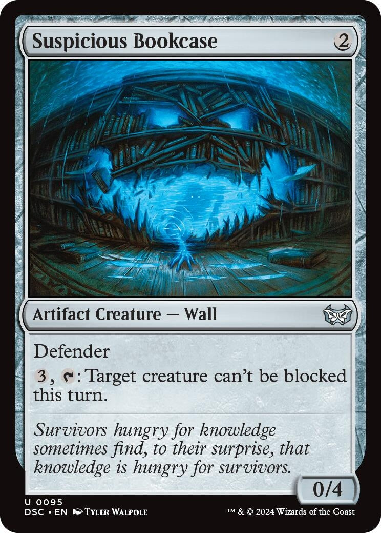 Image for Suspicious Bookcase (95) (Commander: Duskmourn: House of Horror) - Magic: The Gathering