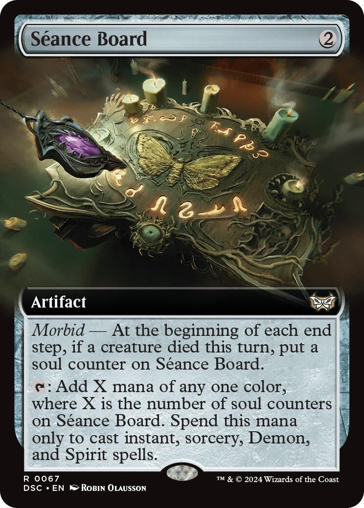 Image for Seance Board (Extended Art) (67) (Commander: Duskmourn: House of Horror) - Magic: The Gathering