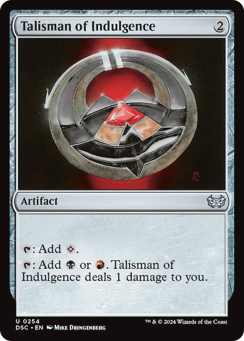 Image for Talisman of Indulgence (254) (Commander: Duskmourn: House of Horror) - Magic: The Gathering