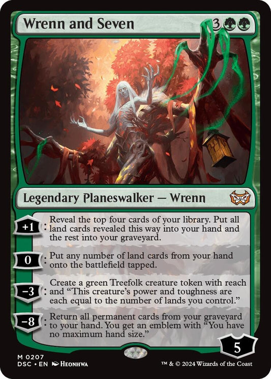 Image for Wrenn and Seven (207) (Commander: Duskmourn: House of Horror) - Magic: The Gathering