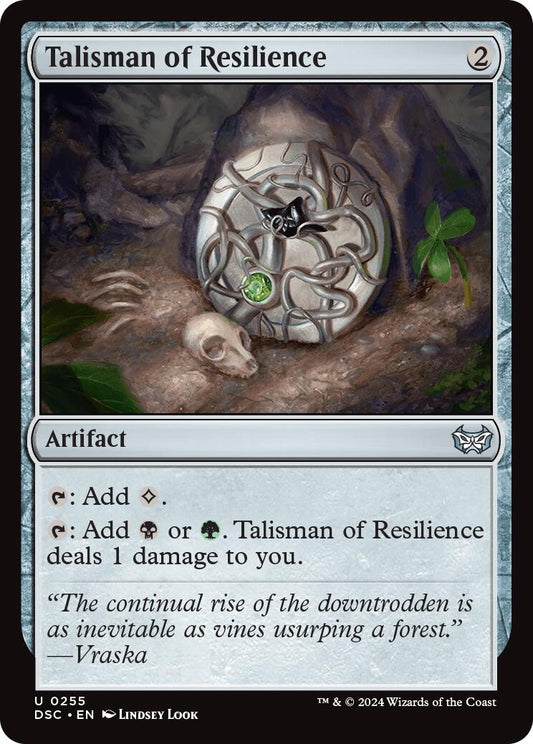 Image for Talisman of Resilience (255) (Commander: Duskmourn: House of Horror) - Magic: The Gathering
