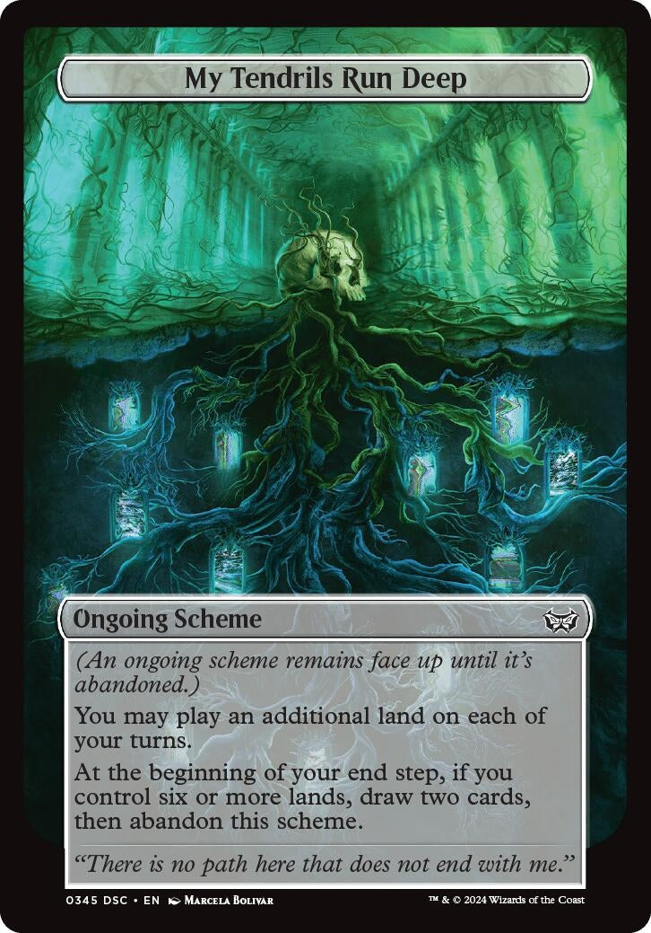 Image for My Tendrils Run Deep (Full Art) (345) (Archenemy: Duskmourn) - Magic: The Gathering