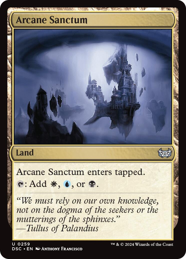 Image for Arcane Sanctum (259) (Commander: Duskmourn: House of Horror) - Magic: The Gathering