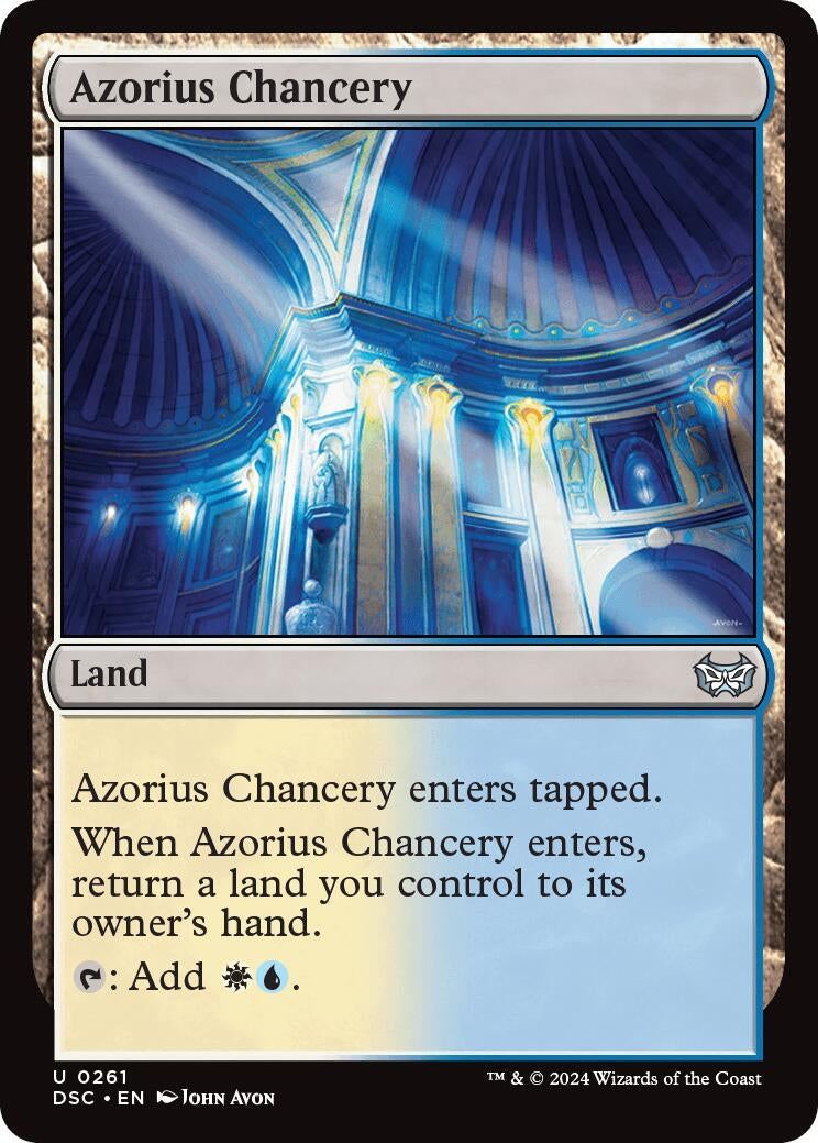 Image for Azorius Chancery (261) (Commander: Duskmourn: House of Horror) - Magic: The Gathering