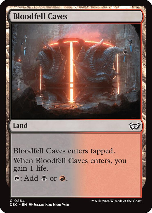 Image for Bloodfell Caves (264) (Commander: Duskmourn: House of Horror) - Magic: The Gathering