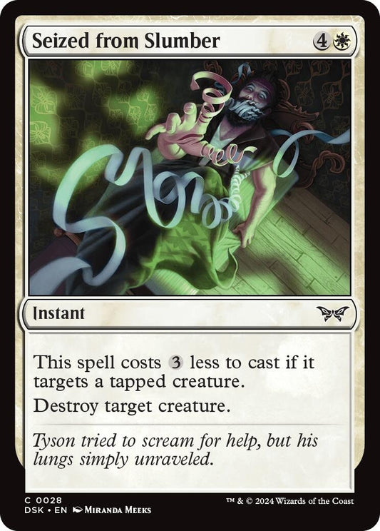Image for Seized from Slumber (28) (Duskmourn: House of Horror) - Magic: The Gathering