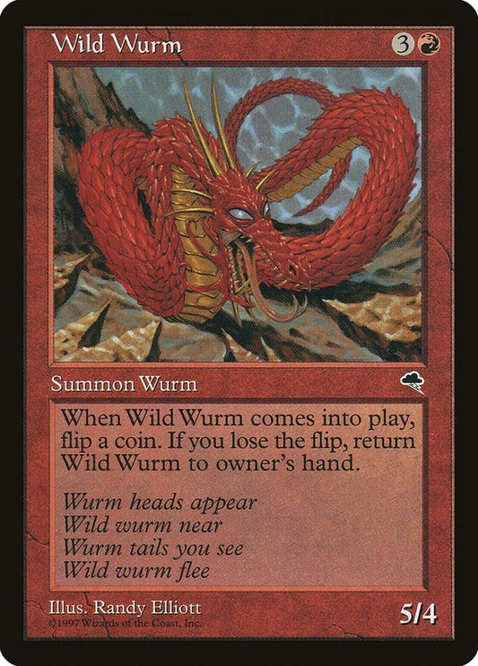 Image for Wild Wurm (212) (Tempest) - Magic: The Gathering