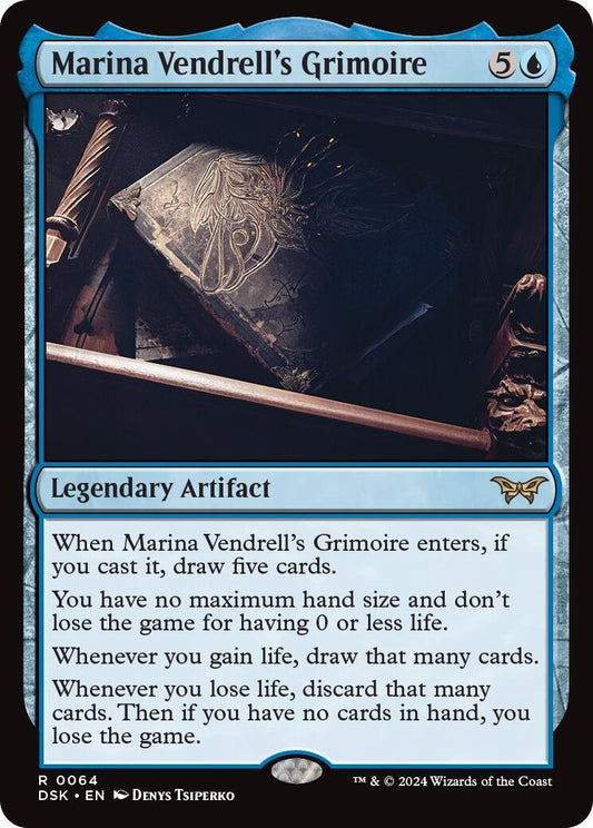 Image for Marina Vendrell's Grimoire (64) (Duskmourn: House of Horror) - Magic: The Gathering