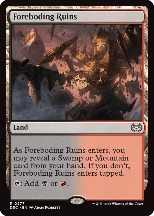 Image for Foreboding Ruins (277) (Commander: Duskmourn: House of Horror) - Magic: The Gathering
