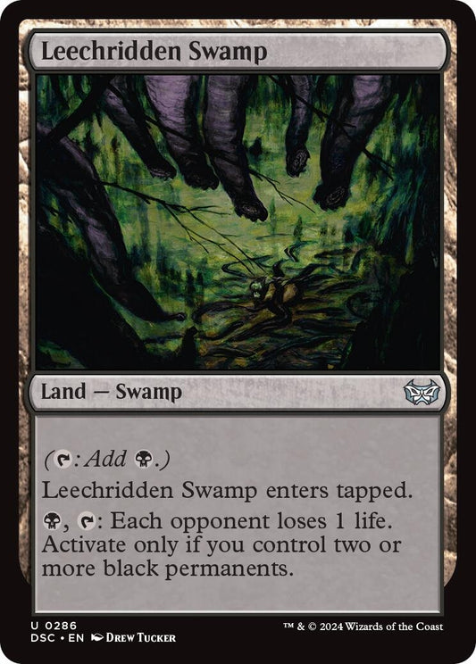 Image for Leechridden Swamp (286) (Commander: Duskmourn: House of Horror) - Magic: The Gathering