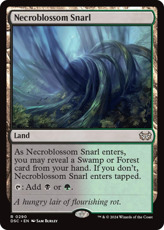 Image for Necroblossom Snarl (290) (Commander: Duskmourn: House of Horror) - Magic: The Gathering