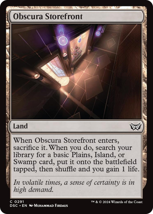 Image for Obscura Storefront (291) (Commander: Duskmourn: House of Horror) - Magic: The Gathering