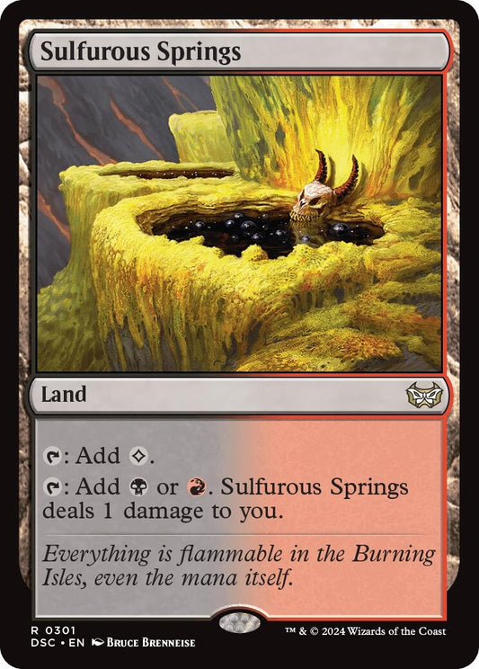 Image for Sulfurous Springs (301) (Commander: Duskmourn: House of Horror) - Magic: The Gathering
