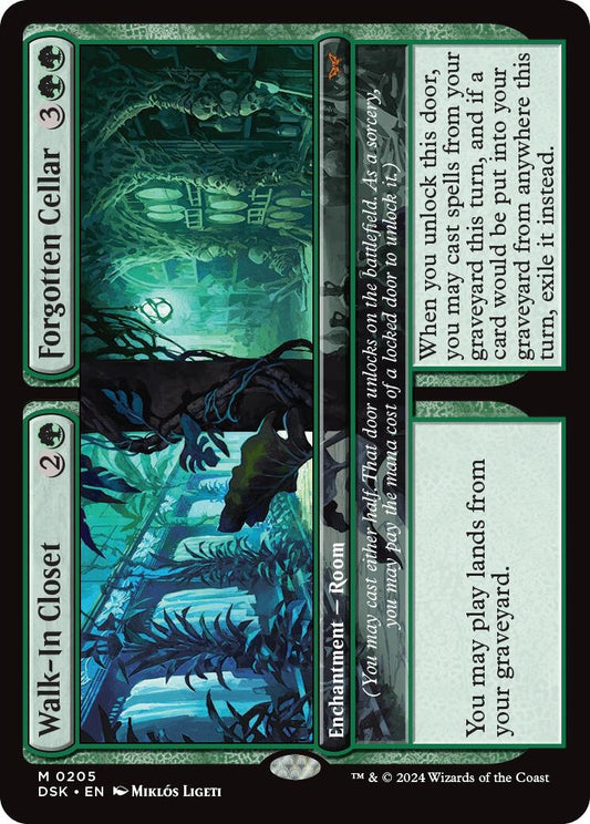 Image for Walk-In Closet // Forgotten Cellar (205) (Duskmourn: House of Horror) - Magic: The Gathering