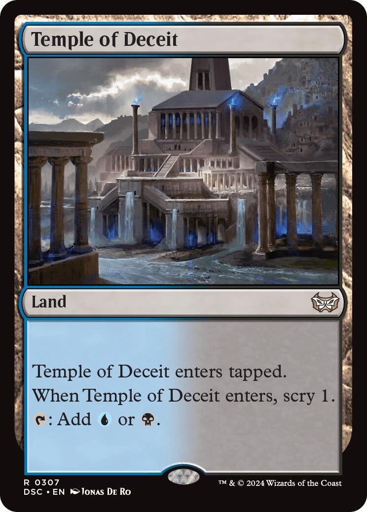 Image for Temple of Deceit (307) (Commander: Duskmourn: House of Horror) - Magic: The Gathering
