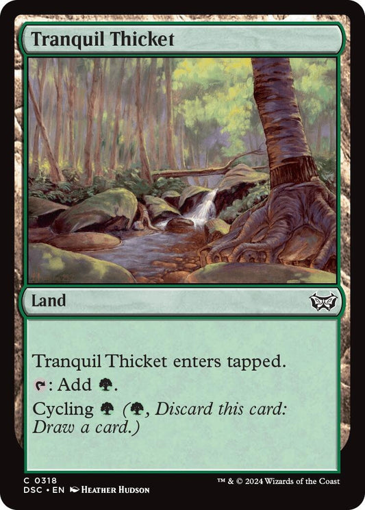 Image for Tranquil Thicket (318) (Commander: Duskmourn: House of Horror) - Magic: The Gathering