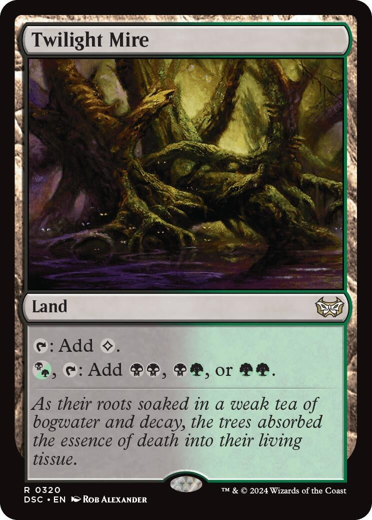 Image for Twilight Mire (320) (Commander: Duskmourn: House of Horror) - Magic: The Gathering
