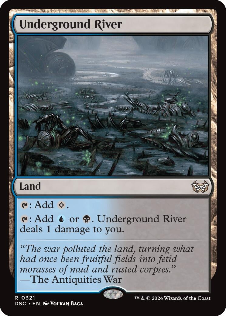 Image for Underground River (321) (Commander: Duskmourn: House of Horror) - Magic: The Gathering